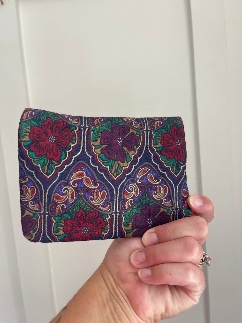Vintage waterproof lined travel bag